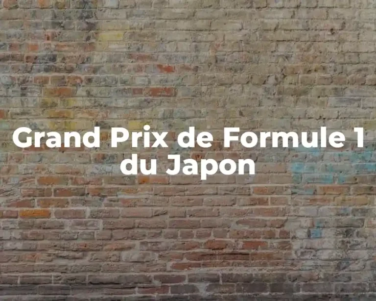 Grand Prix de Formule 1 du Japon