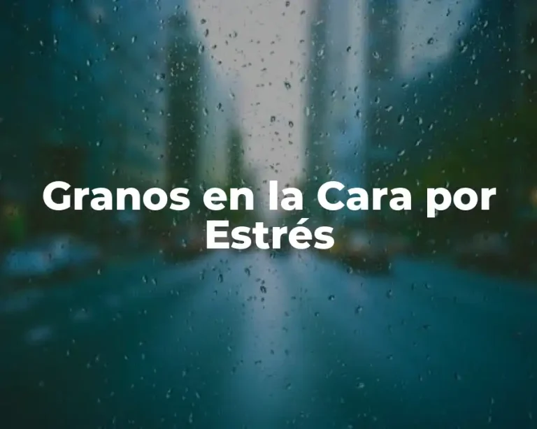 Granos en la Cara por Estrés