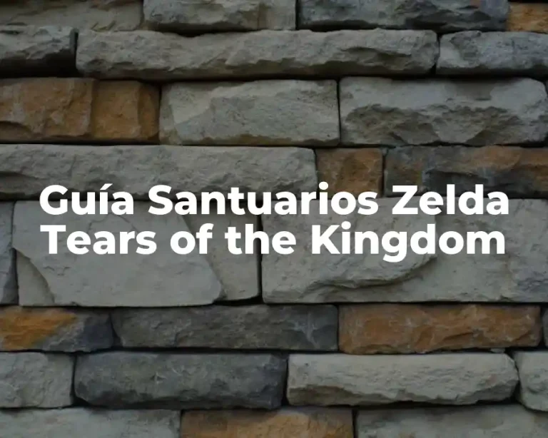 Guía Santuarios Zelda Tears of the Kingdom