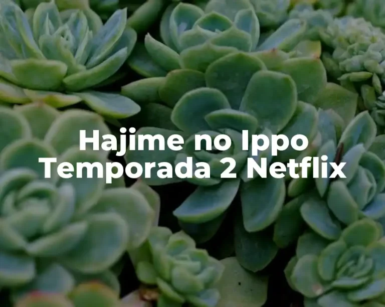 Hajime no Ippo Temporada 2 Netflix