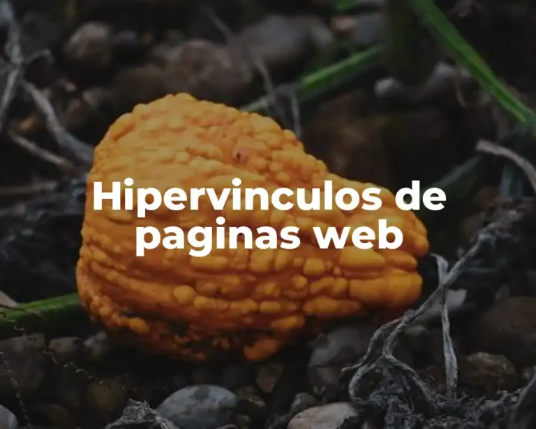 Hipervinculos de paginas web