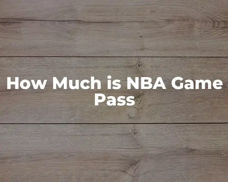 How Much is NBA Game Pass