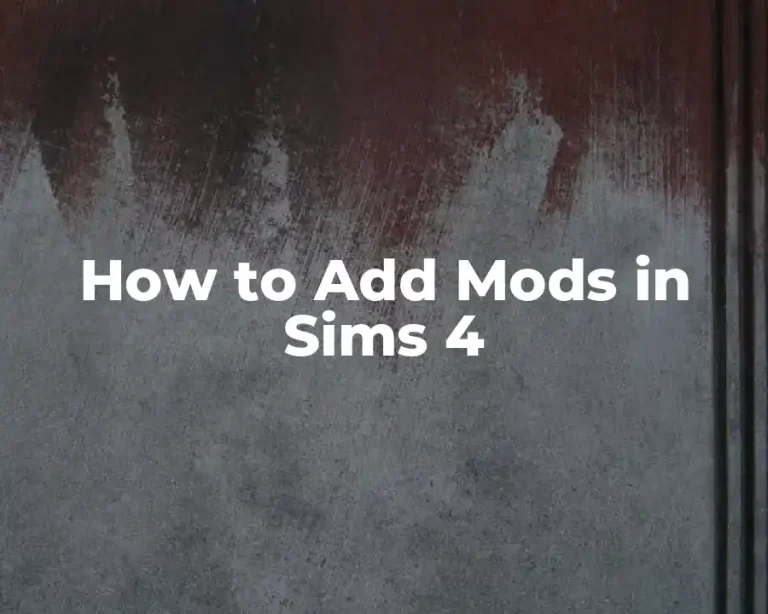 How to Add Mods in Sims 4