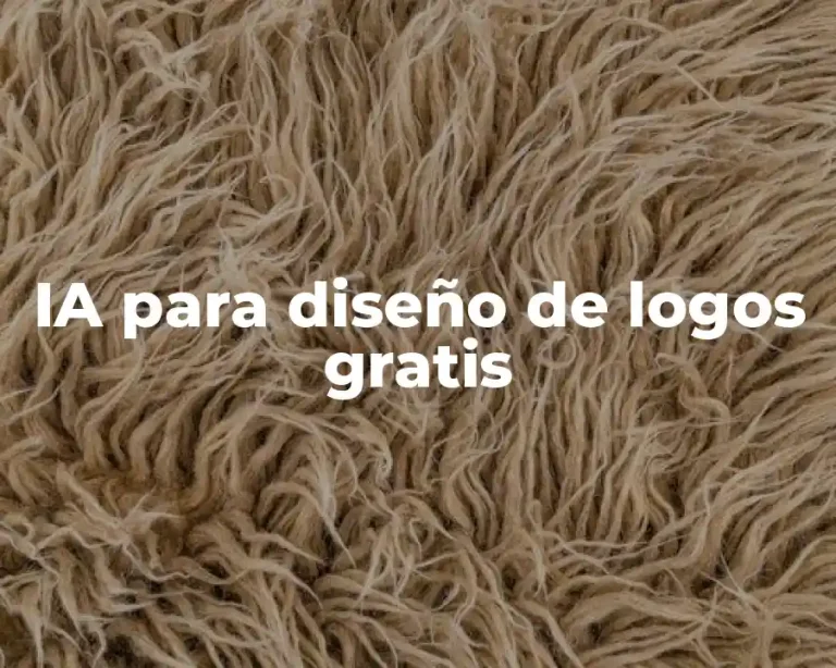 IA para diseño de logos gratis
