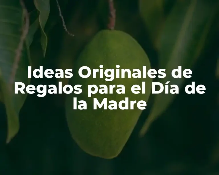Ideas Originales de Regalos para el Día de la Madre