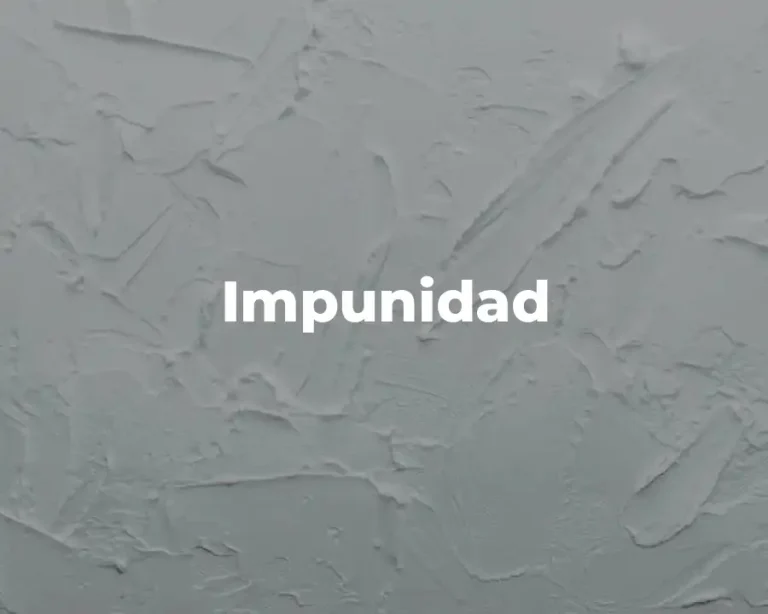Impunidad