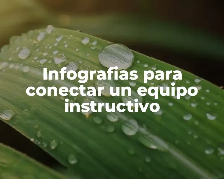 Infografias para conectar un equipo instructivo