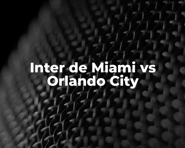 Inter de Miami vs Orlando City