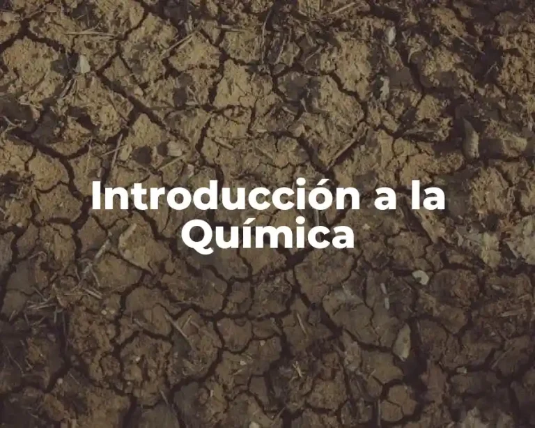 Introducción a la Química