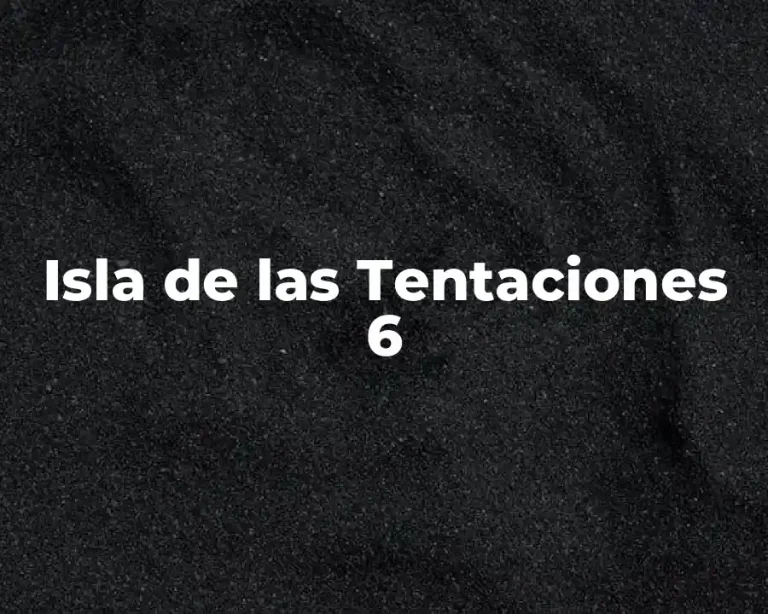 Isla de las Tentaciones 6