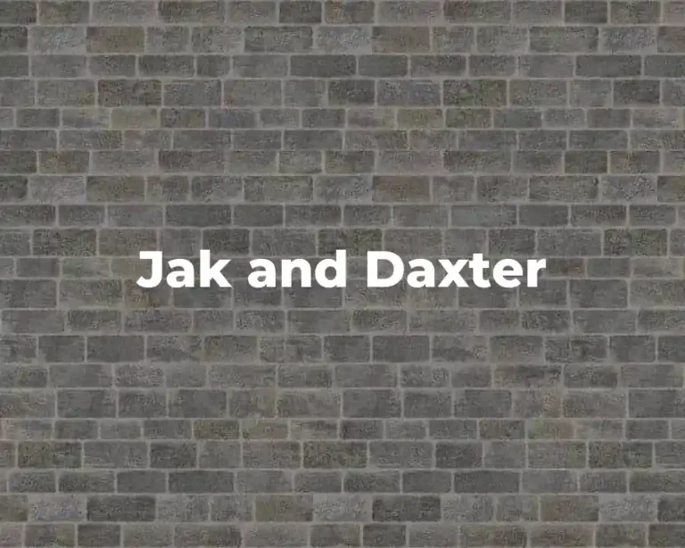 Jak and Daxter