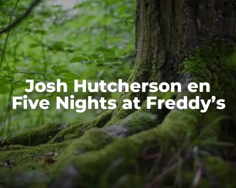 Josh Hutcherson en Five Nights at Freddy’s
