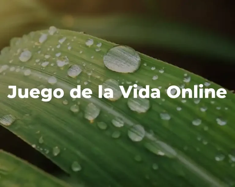 Juego de la Vida Online