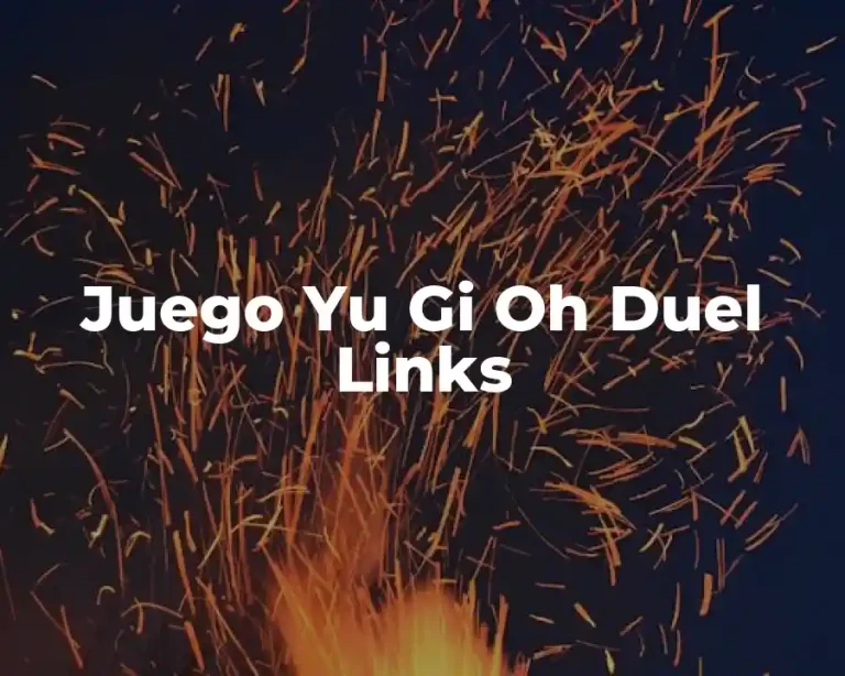 Juego Yu Gi Oh Duel Links