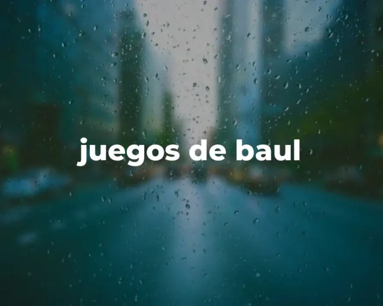 juegos de baul