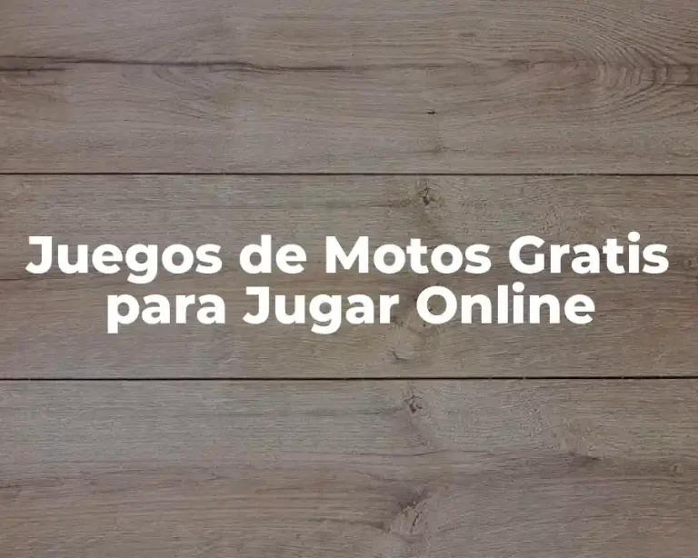 Juegos de Motos Gratis para Jugar Online