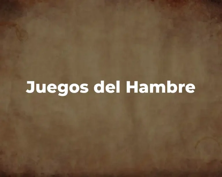 Juegos del Hambre