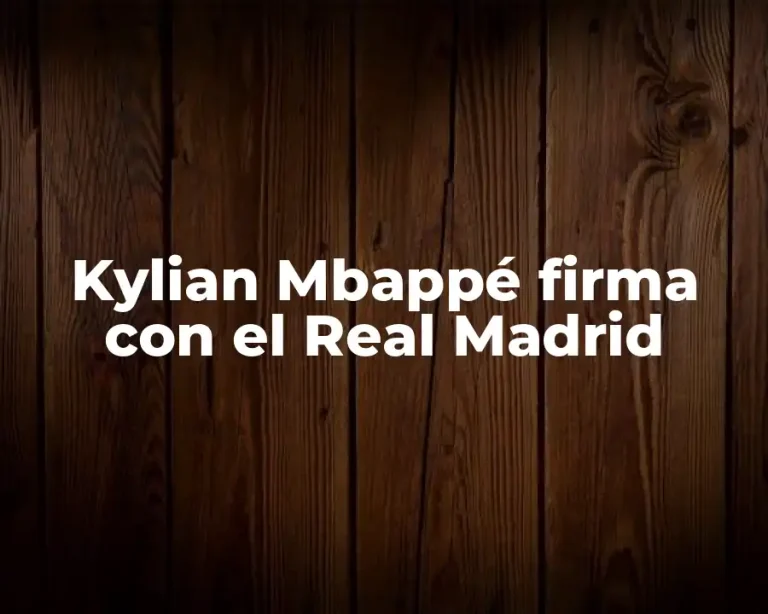 Kylian Mbappé firma con el Real Madrid
