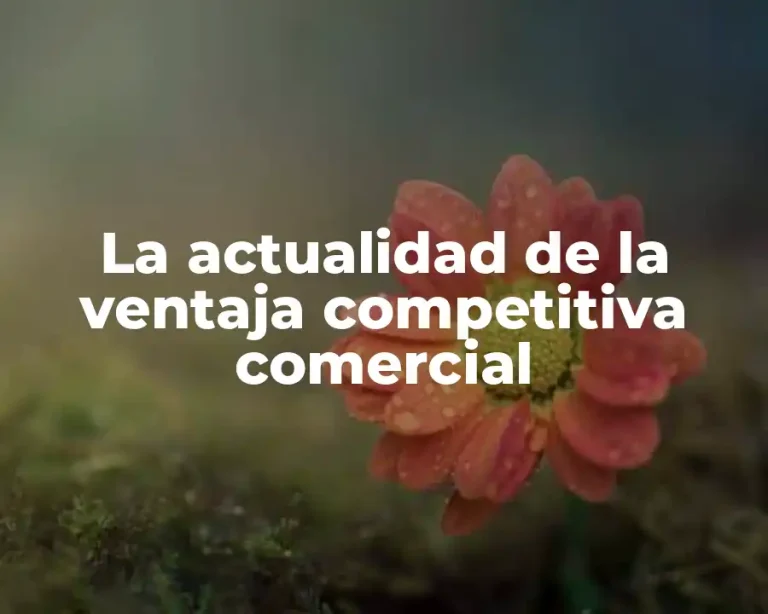 La actualidad de la ventaja competitiva comercial
