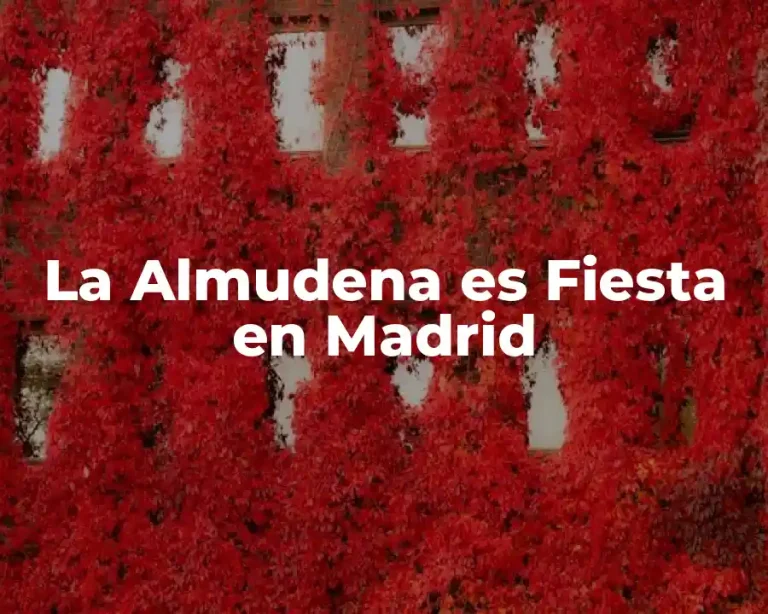 La Almudena es Fiesta en Madrid