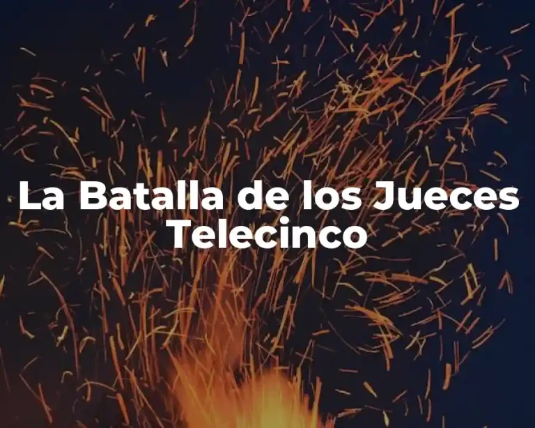 La Batalla de los Jueces Telecinco