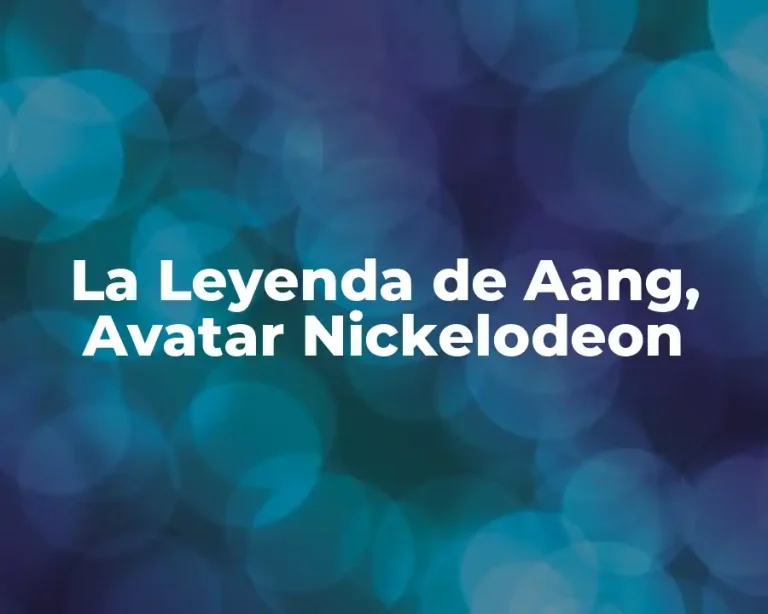 La Leyenda de Aang, Avatar Nickelodeon
