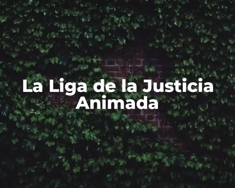 La Liga de la Justicia Animada