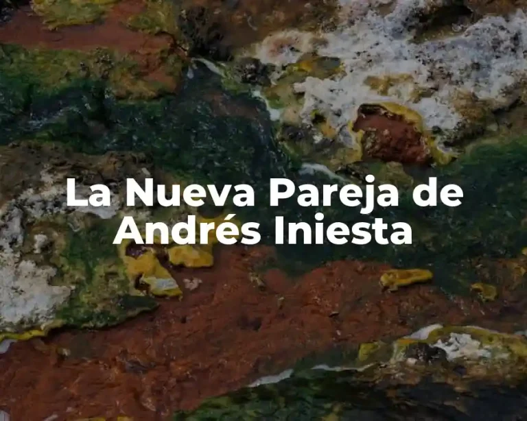 La Nueva Pareja de Andrés Iniesta