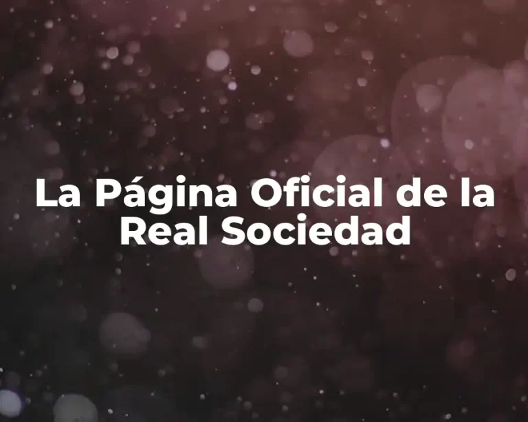 La Página Oficial de la Real Sociedad