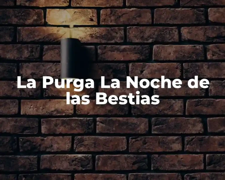 La Purga La Noche de las Bestias