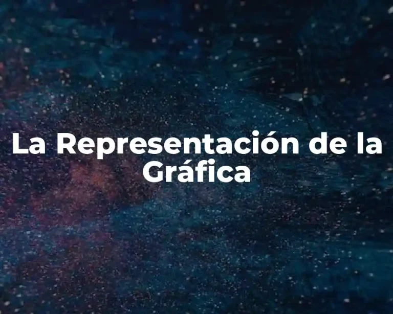 La Representación de la Gráfica