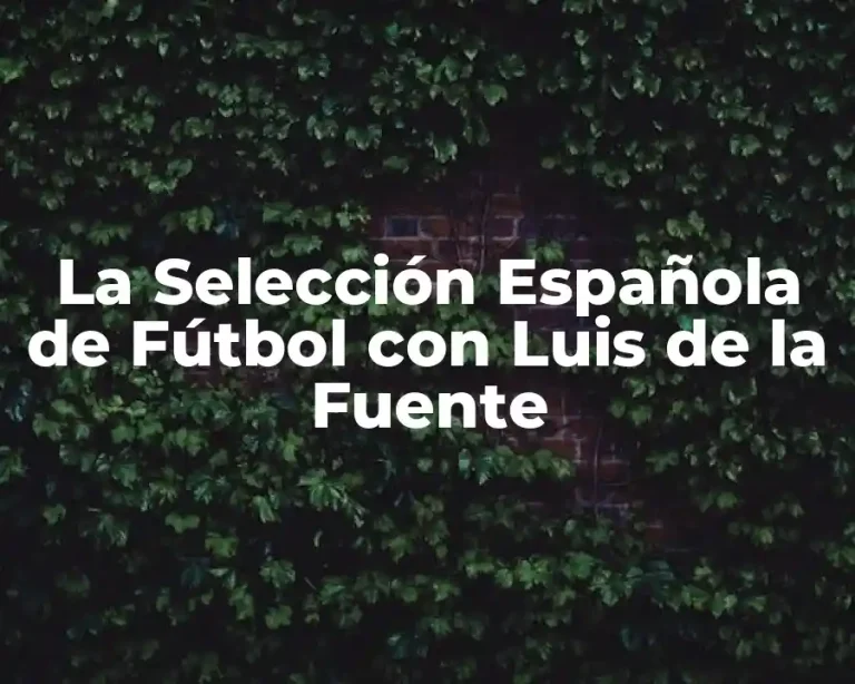 La Selección Española de Fútbol con Luis de la Fuente