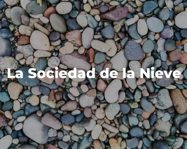 La Sociedad de la Nieve