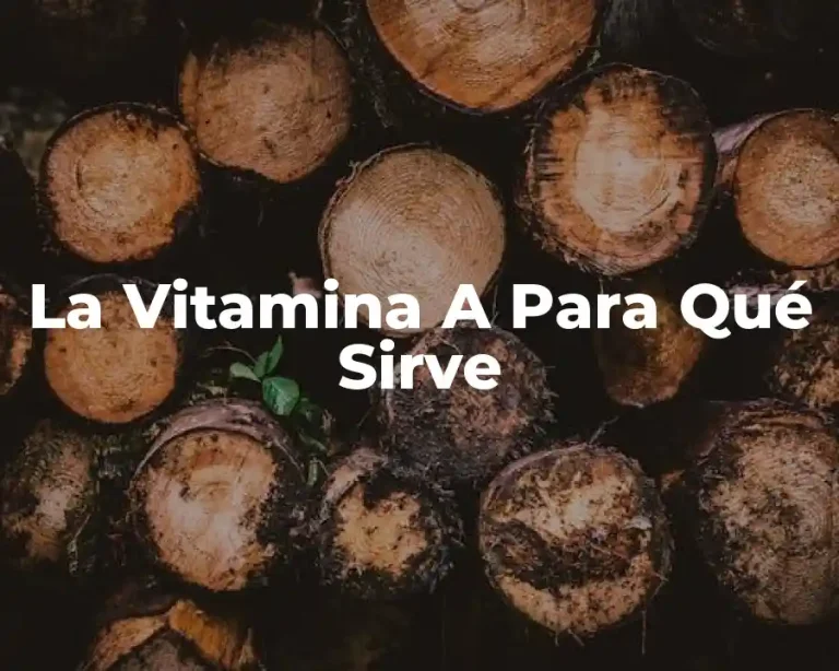 La Vitamina A Para Qué Sirve