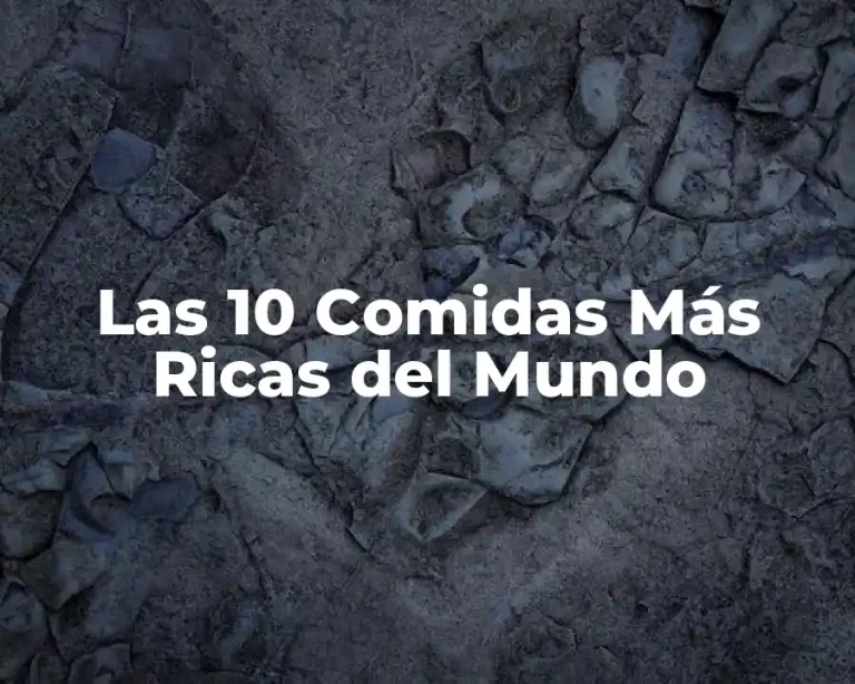 Las 10 Comidas Más Ricas del Mundo