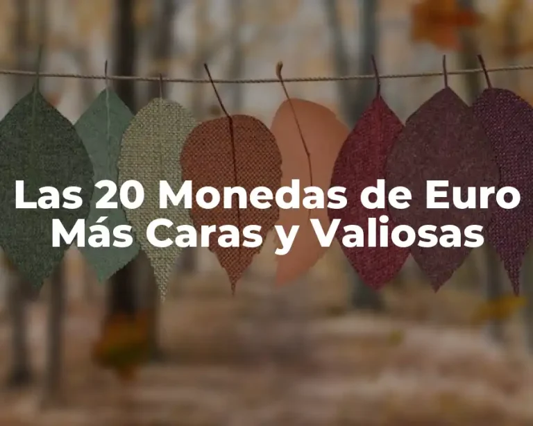 Las 20 Monedas de Euro Más Caras y Valiosas