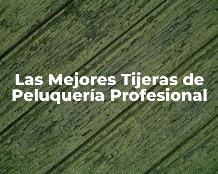 Las Mejores Tijeras de Peluquería Profesional