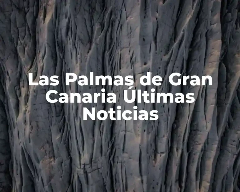 Las Palmas de Gran Canaria Últimas Noticias