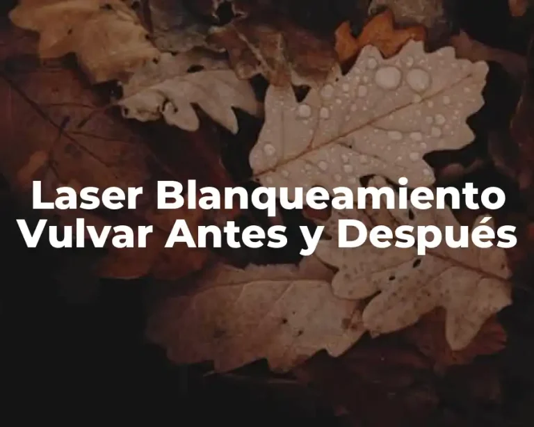 Laser Blanqueamiento Vulvar Antes y Después