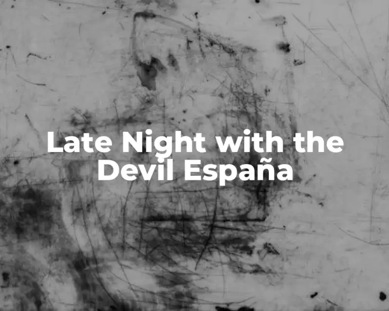 Late Night with the Devil España