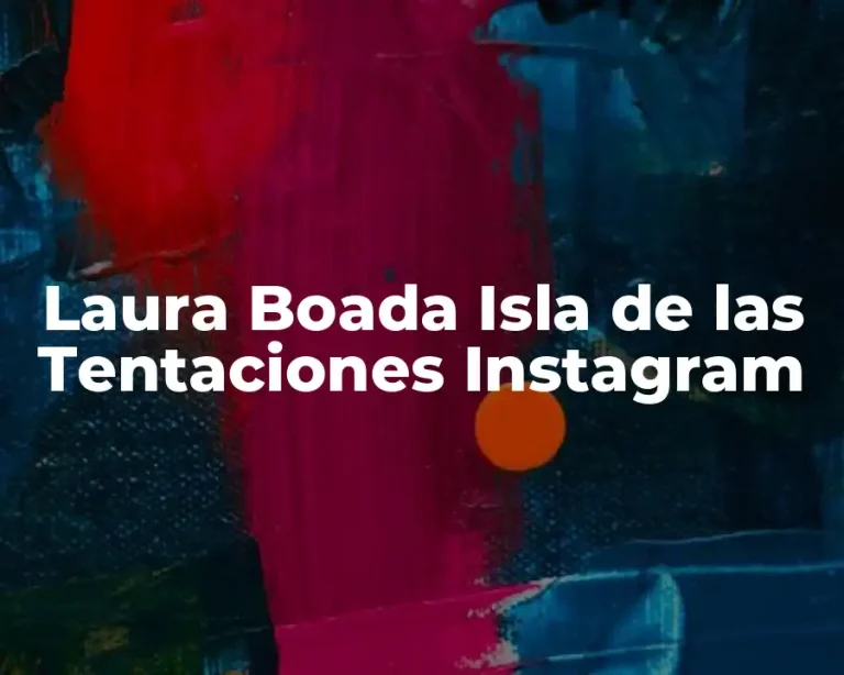 Laura Boada Isla de las Tentaciones Instagram