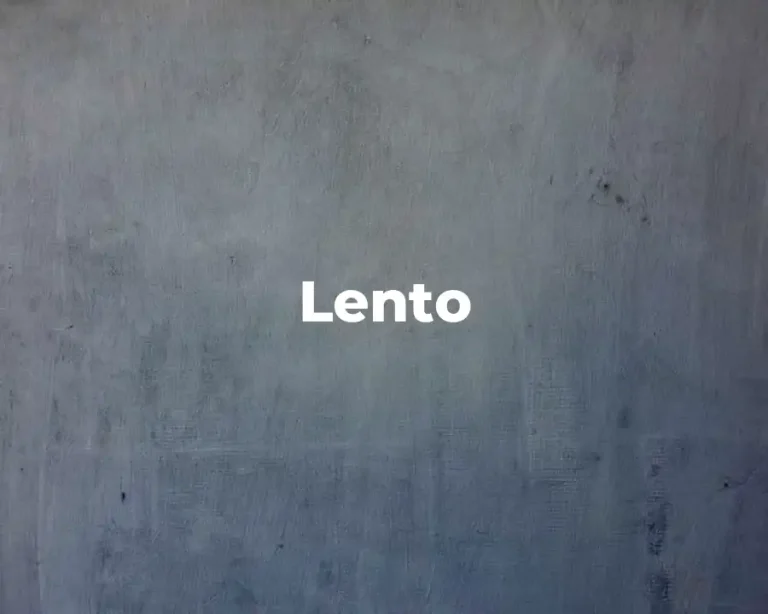 Lento