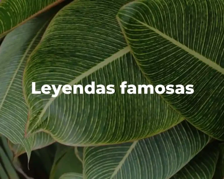 Leyendas famosas