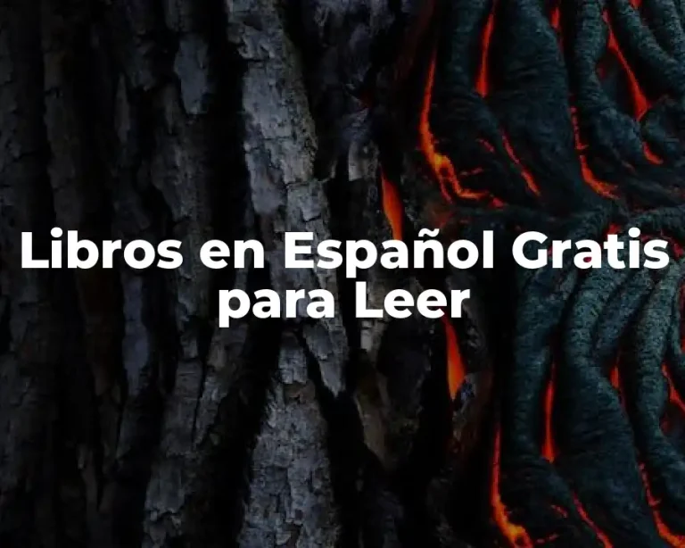 Libros en Español Gratis para Leer
