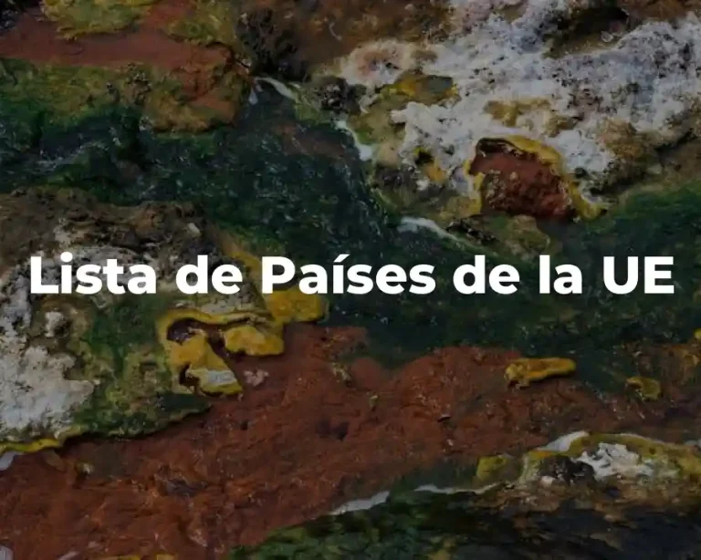 Lista de Países de la UE