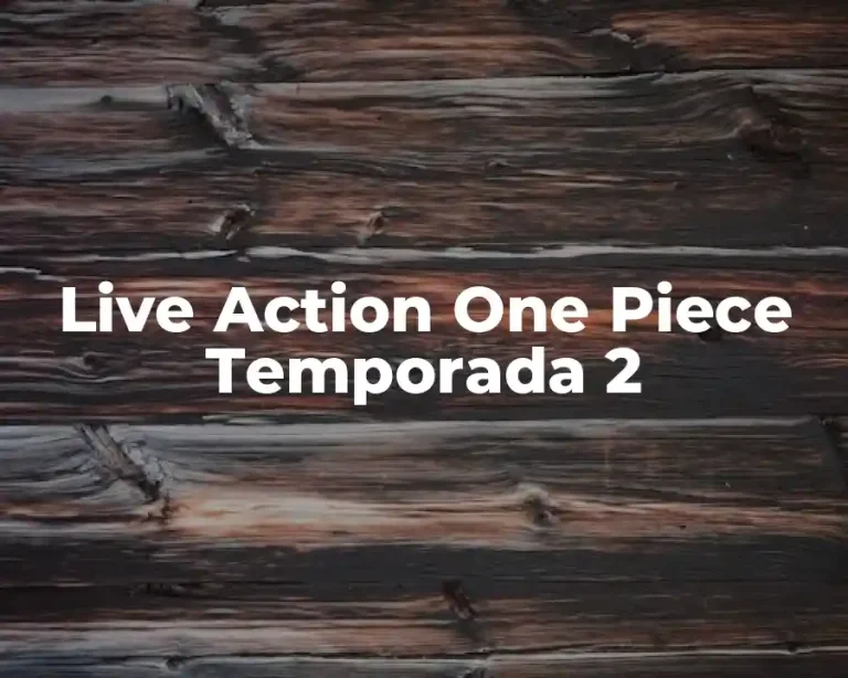 Live Action One Piece Temporada 2