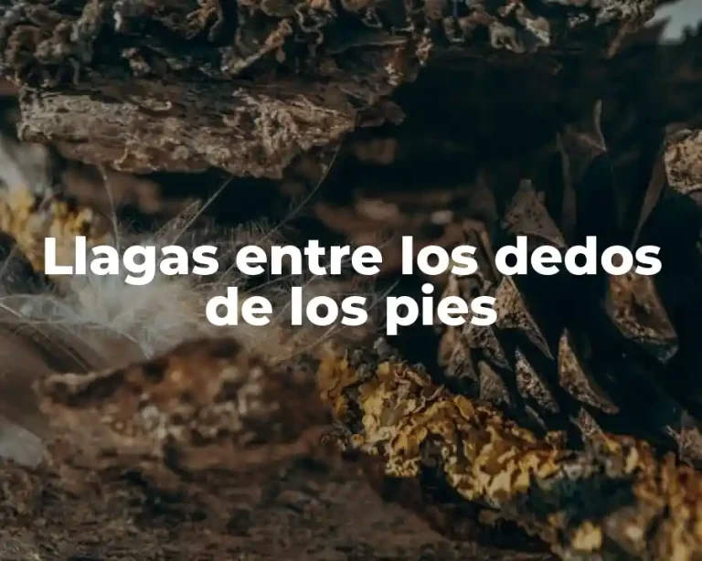 Llagas entre los dedos de los pies