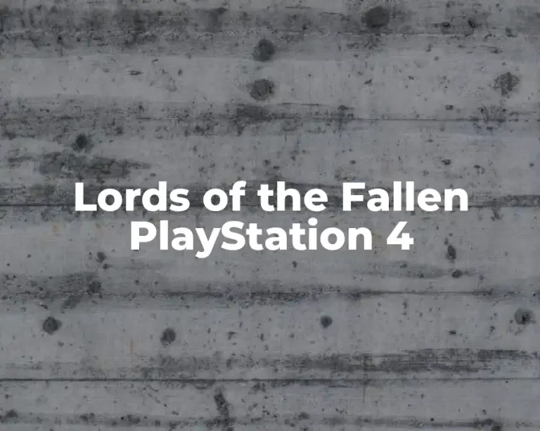 Lords of the Fallen PlayStation 4