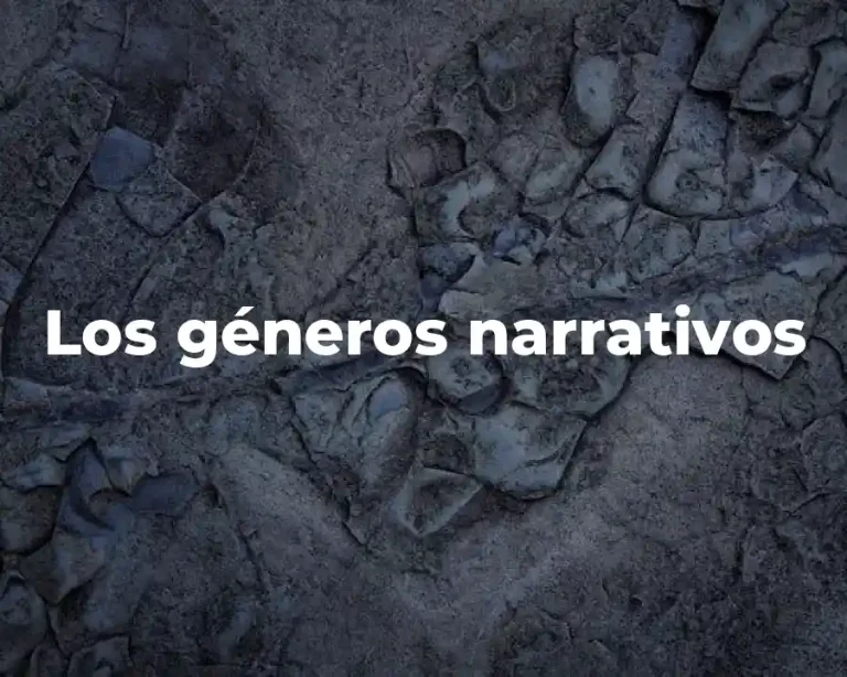 Los géneros narrativos
