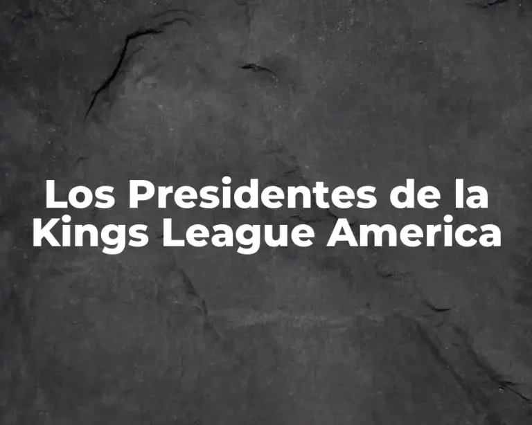 Los Presidentes de la Kings League America